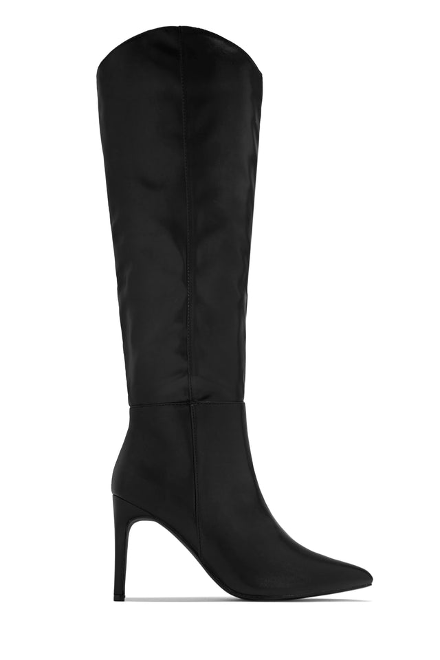 Load image into Gallery viewer, Portia Knee High Heel Boots - Bone
