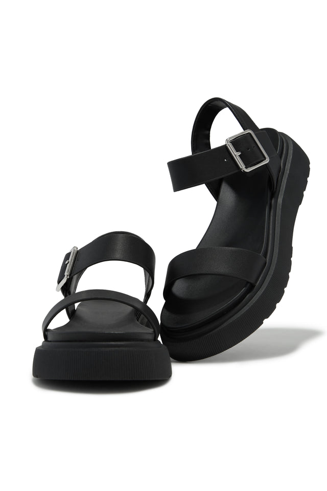 Load image into Gallery viewer, Black Chunky Sandals
