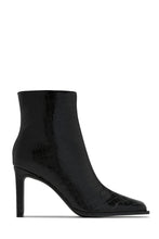 Load image into Gallery viewer, Laylah Ankle Boots - Black Croc
