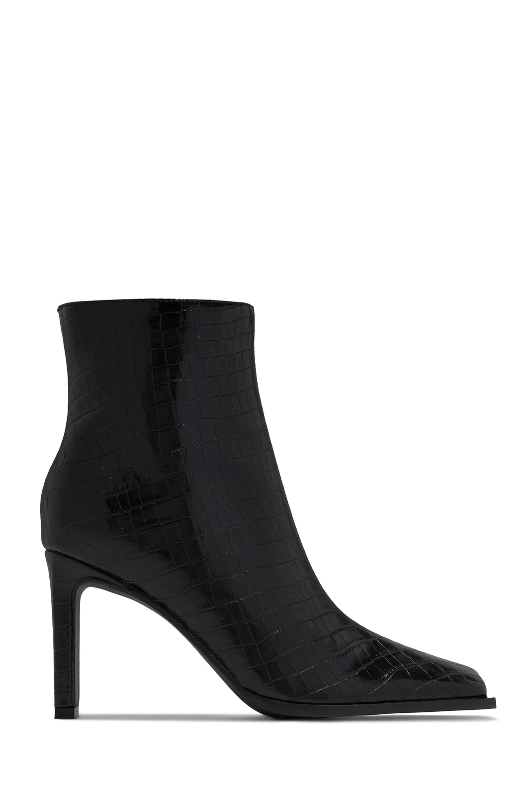 Laylah Ankle Boots - Black Croc