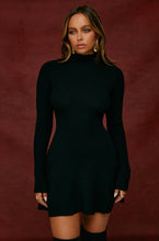 Load image into Gallery viewer, Black A-Line Dress
