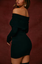 Load image into Gallery viewer, Off The Shoulder Holiday Dress
