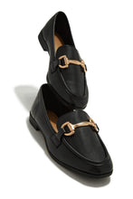 Load image into Gallery viewer, Black and Gold Loafer
