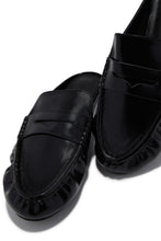 Load image into Gallery viewer, Julia Slip On Loafer Flats - Black
