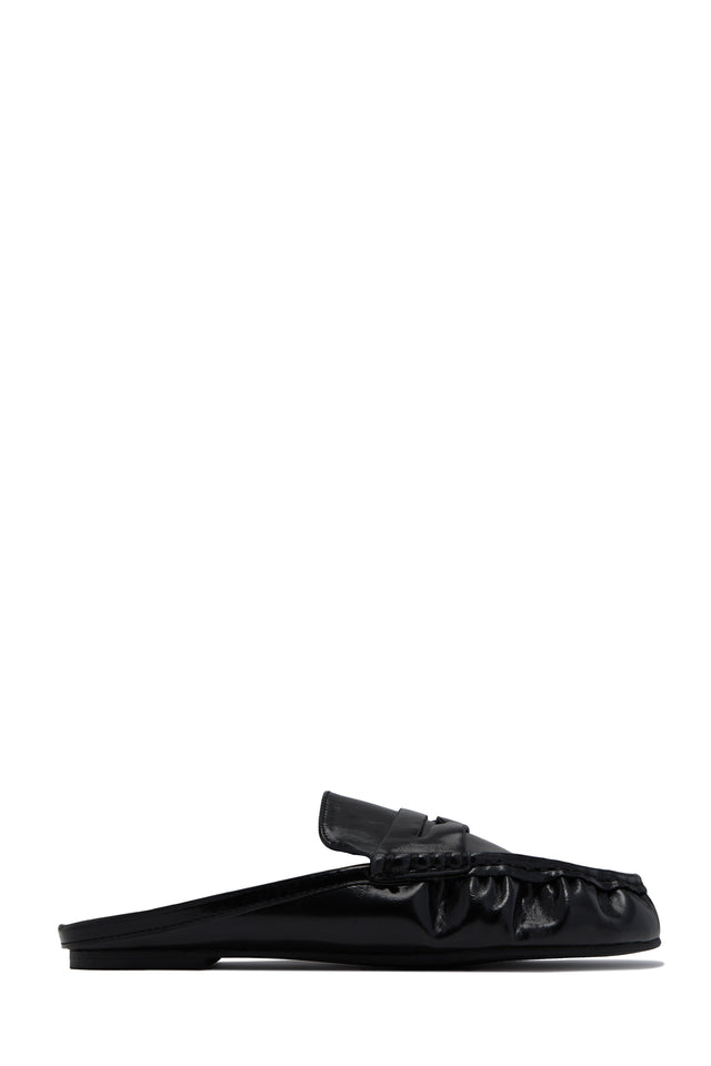 Load image into Gallery viewer, Julia Slip On Loafer Flats - Black
