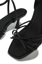 Load image into Gallery viewer, Denaya Ankle Strap Mid Heels - Black

