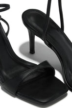 Load image into Gallery viewer, Viana Ankle Strap Mid Heels - Black
