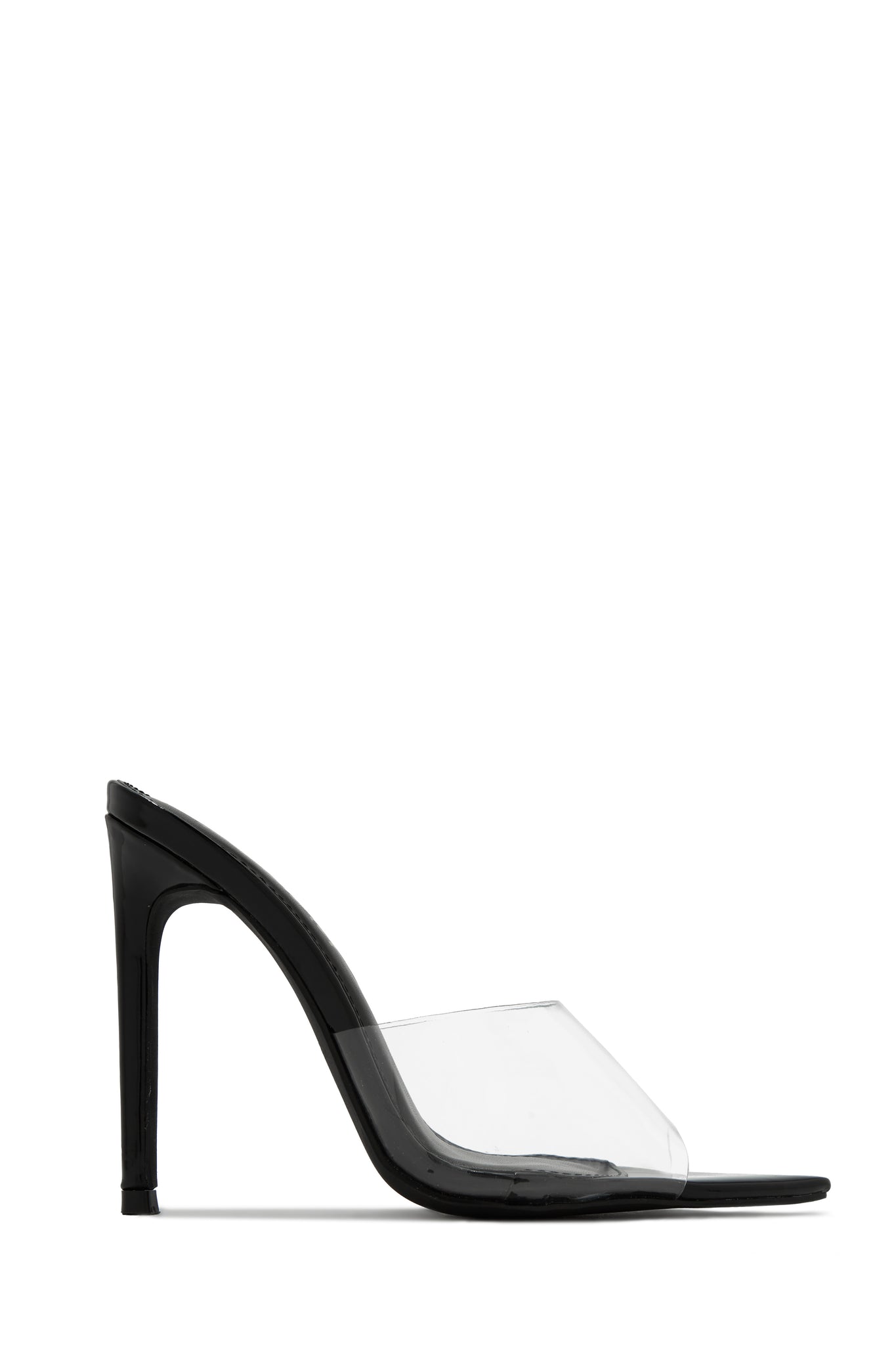 Black online clear mules