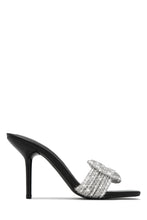 Load image into Gallery viewer, Black and Silver Mules
