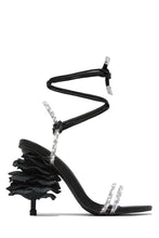 Load image into Gallery viewer, Black Single Sole Embellished Heels
