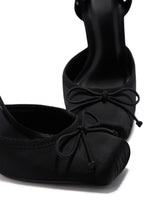 Load image into Gallery viewer, Klara Ballet Lace Up Heels - Black
