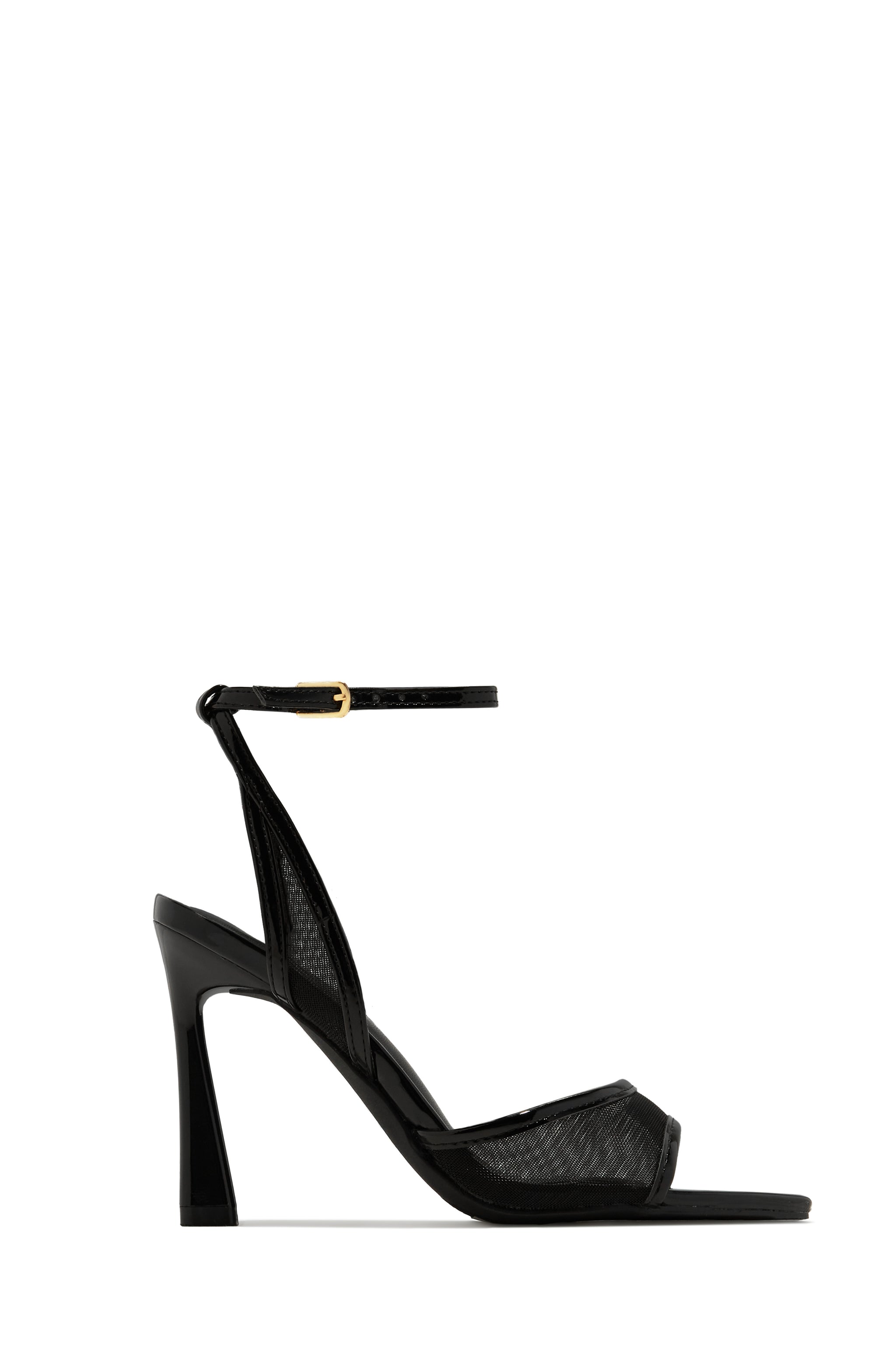 UNTISHOLD ブラック ミュール　Lola Miss Lola | Fantasy Embellished Around The Anke Coil Heels