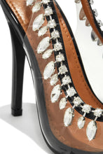 Load image into Gallery viewer, Under The Stars Embellished Slingback Pumps - Black
