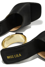 Load image into Gallery viewer, Summer Black PU Mules
