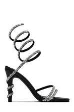 Load image into Gallery viewer, Black and Silver Heels
