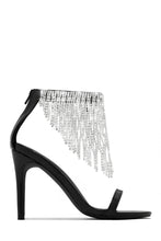 Load image into Gallery viewer, Formal Icon Embellished Dangle Heels - Black
