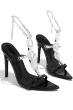 Load image into Gallery viewer, Main Character Embellished Single Sole High Heels - Black
