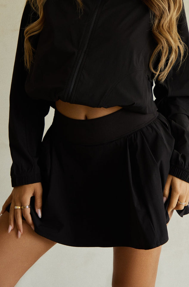 Load image into Gallery viewer, Black Tennis Skirt
