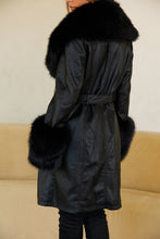 Load image into Gallery viewer, Black Fur Coat
