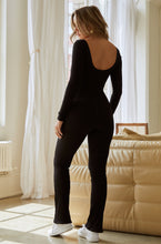 Load image into Gallery viewer, Straight Leg Scoop Neckline Jumpsuit
