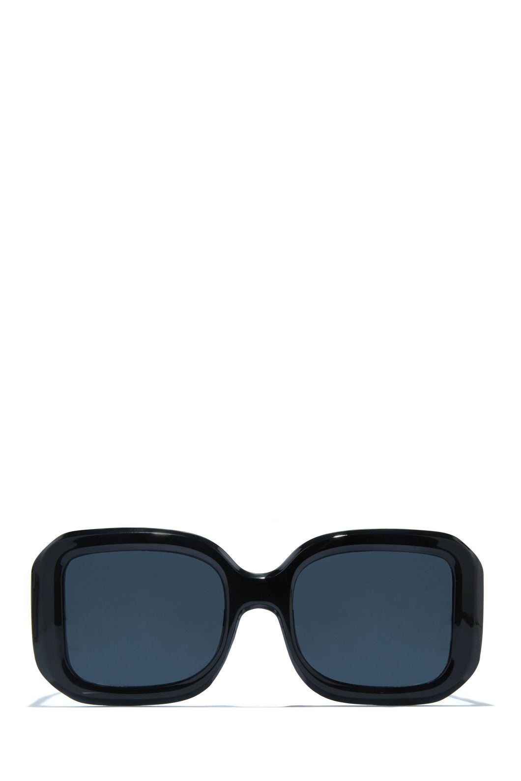 Sunny Beaches Oversized Sunglasses - Black