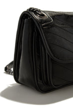 Load image into Gallery viewer, Black Quilted Flap Bag
