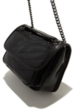Load image into Gallery viewer, Black Flap Quilted Bag
