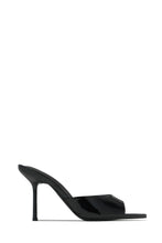 Load image into Gallery viewer, Naiya Open Pointed Toe Mule Heels - Black
