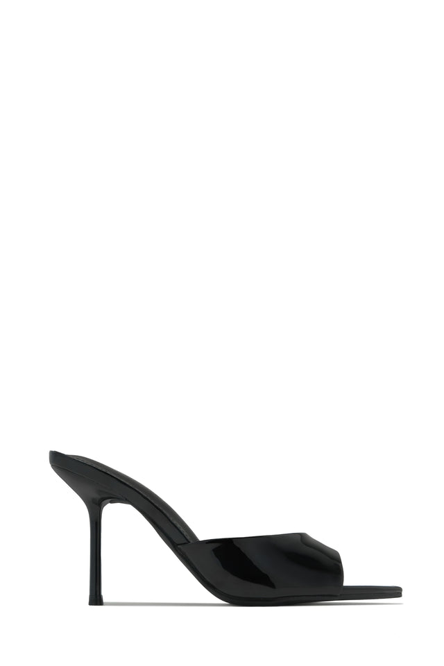 Load image into Gallery viewer, Naiya Open Pointed Toe Mule Heels - Black
