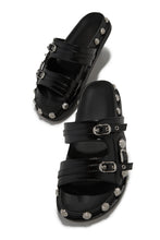Load image into Gallery viewer, Black Slip On Sandals
