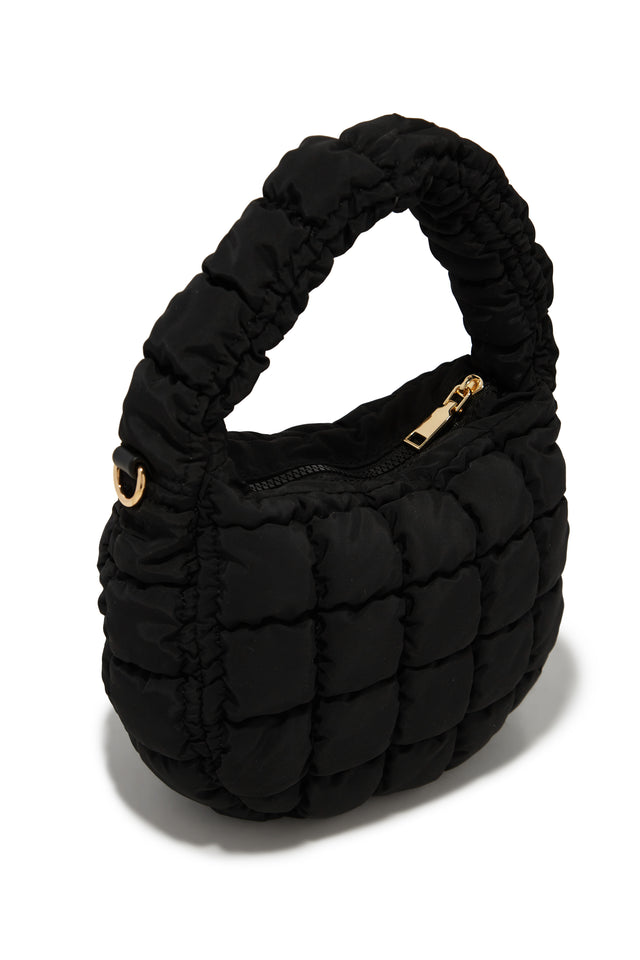Load image into Gallery viewer, Black Quilted Bag
