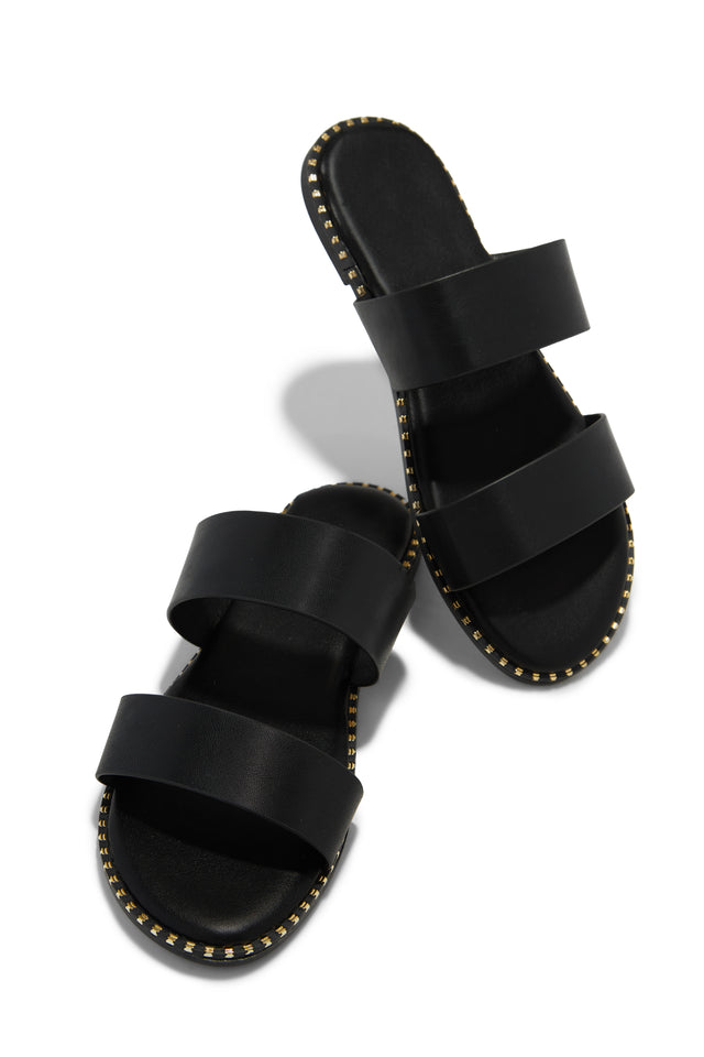 Load image into Gallery viewer, Black Slip On Sandals
