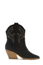 Load image into Gallery viewer, Festival Playlist Cowgirl Boots - Cream Black
