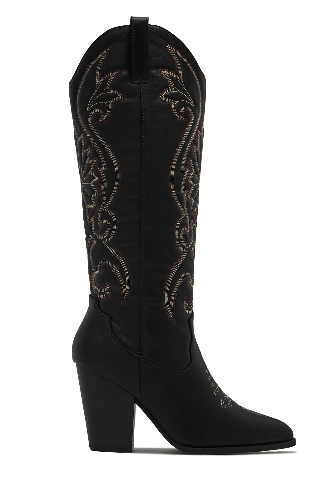 Jordyn Cowgirl Boots - Black