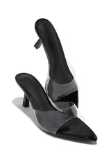 Load image into Gallery viewer, Zariah Mid Heel Mules - Black
