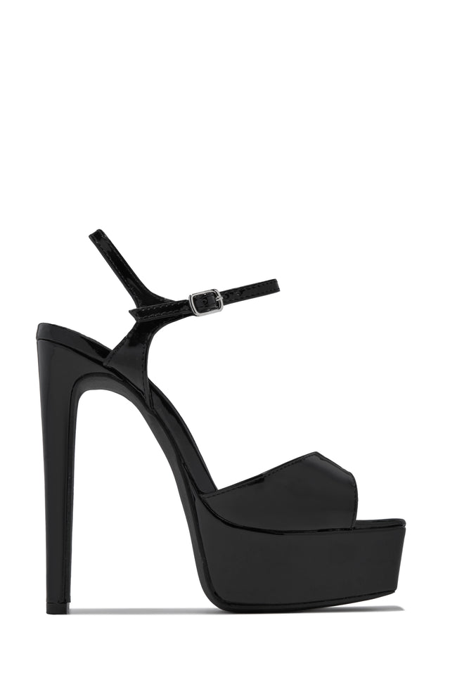Load image into Gallery viewer, Bombshell Strut Platform High Heels - Black
