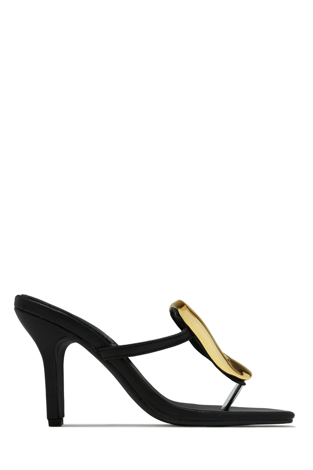 Load image into Gallery viewer, Adonna Thong Strap Mule Heels - Cream ** LEAVE PRIVATE ** SENDING BACK TO COMPANY ** 10/3

