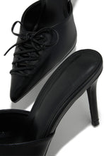 Load image into Gallery viewer, Lina Pump Heel Mules - Black
