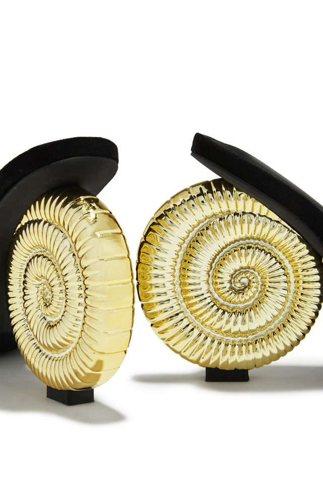 Load image into Gallery viewer, Shell Gold Heel
