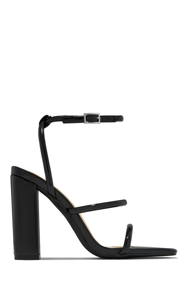 Load image into Gallery viewer, Summer Black Chunky Heel
