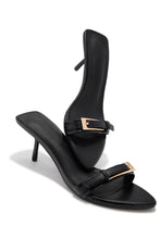 Load image into Gallery viewer, Karyn Mid Heel Mules - Black
