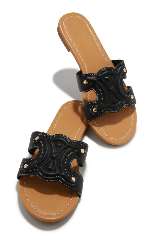 Load image into Gallery viewer, Paris Trips Slip On Sandals - White
