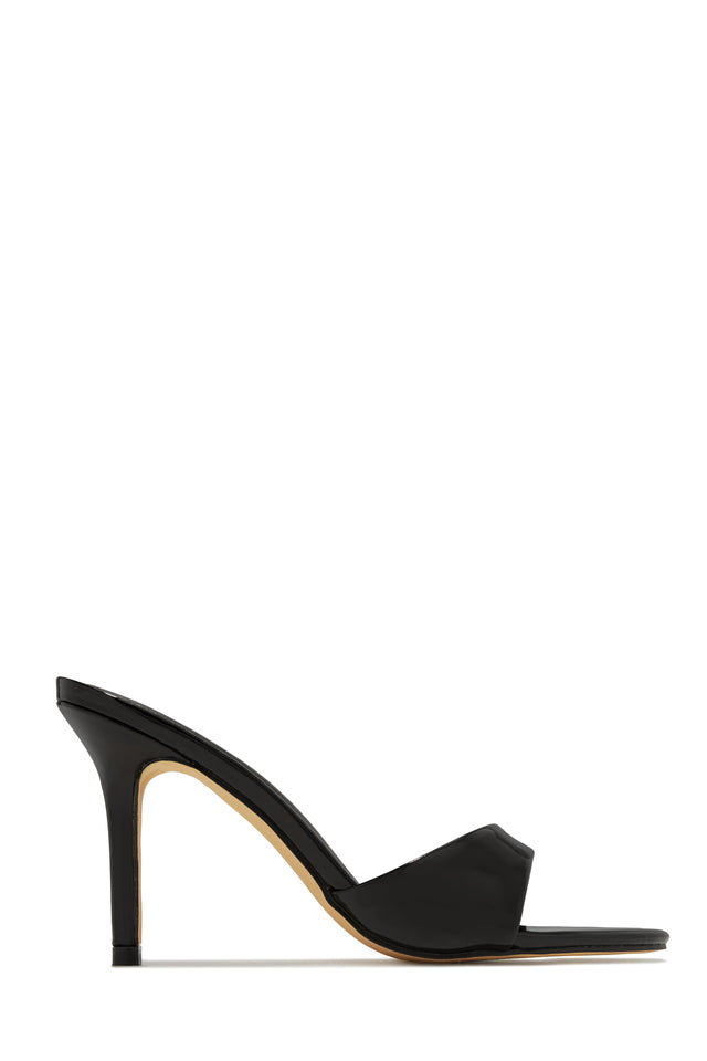 Load image into Gallery viewer, Black Shiny Heels
