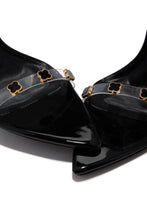 Load image into Gallery viewer, Aurela Clear Strap High Heels - Black
