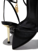 Load image into Gallery viewer, Locked In Love Mid Heels - Black
