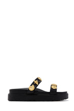 Load image into Gallery viewer, Shoreline Chunky Slip On Sandals - Black
