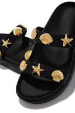 Load image into Gallery viewer, Shoreline Chunky Slip On Sandals - Black
