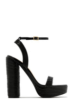 Load image into Gallery viewer, Jazzlyn Platform Block Heels - Nude
