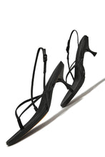 Load image into Gallery viewer, Elodie Slingback Kitten Heels - Black
