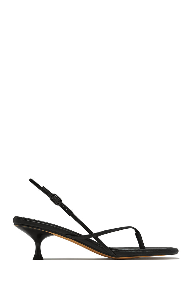 Load image into Gallery viewer, Elodie Slingback Kitten Heels - Red
